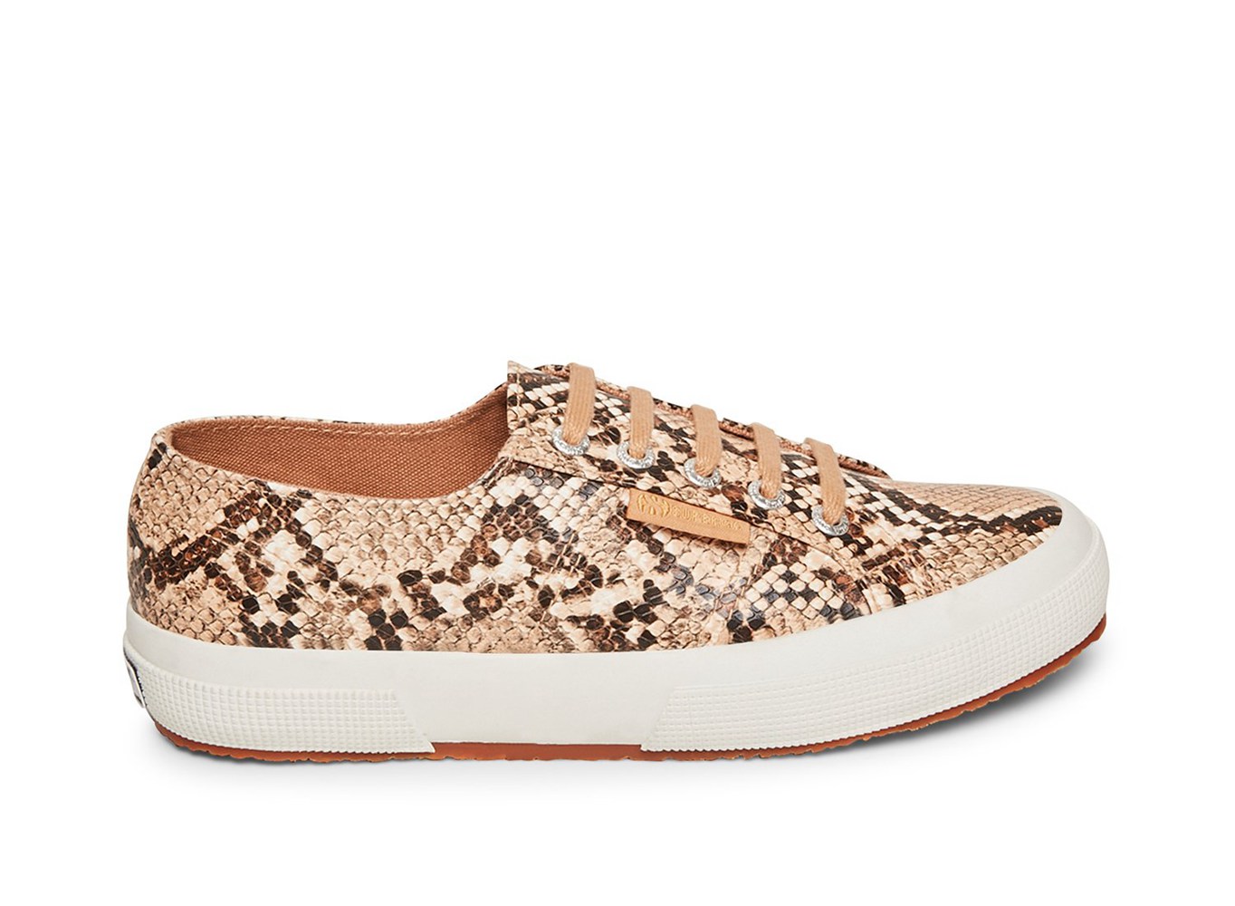 Superga Sneakers Womens - 2750 Snakepufanw - Brown/Snake - JSYZW2974